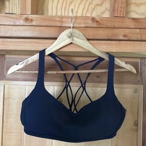Lululemon navy blue sports bra